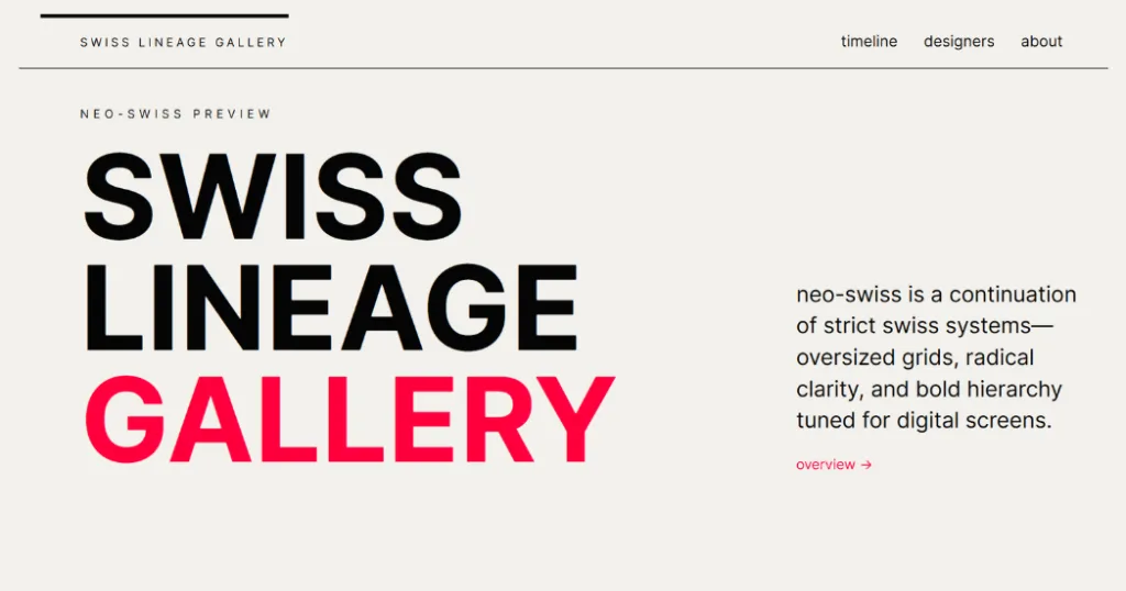 Neo Swiss Site